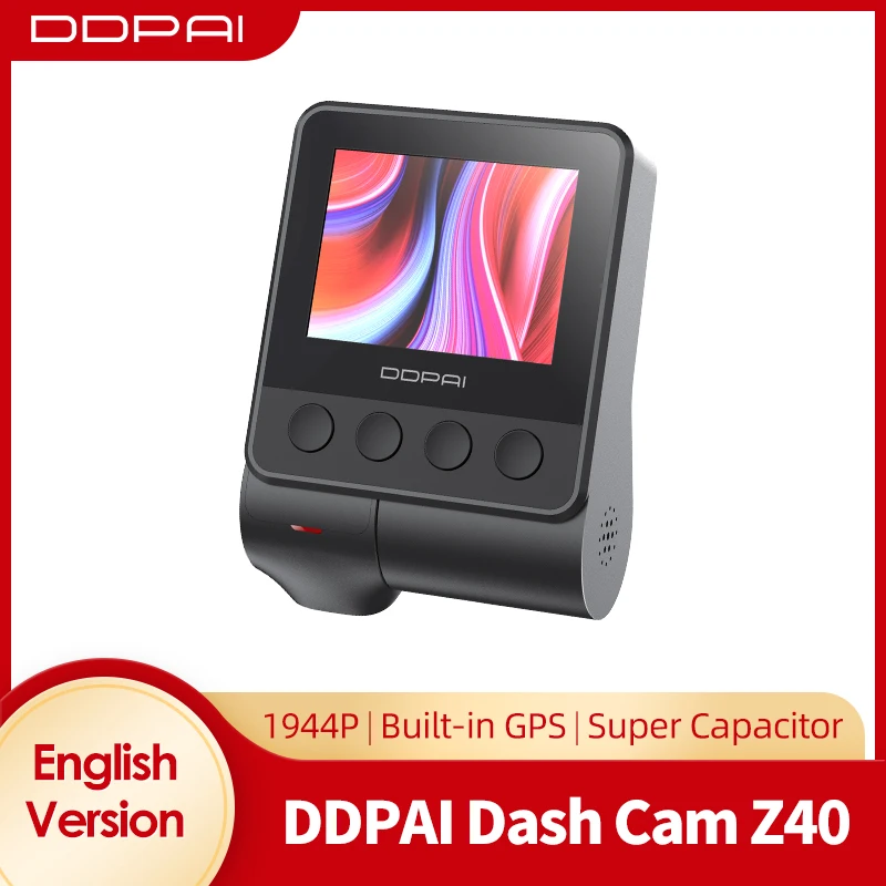 DDPAI Z40 Dash Cam Car Camera Recorder Sony IMX335 1944P HD Video GPS Tracking 360 Rotation Wifi DVR 24H Parking Protector