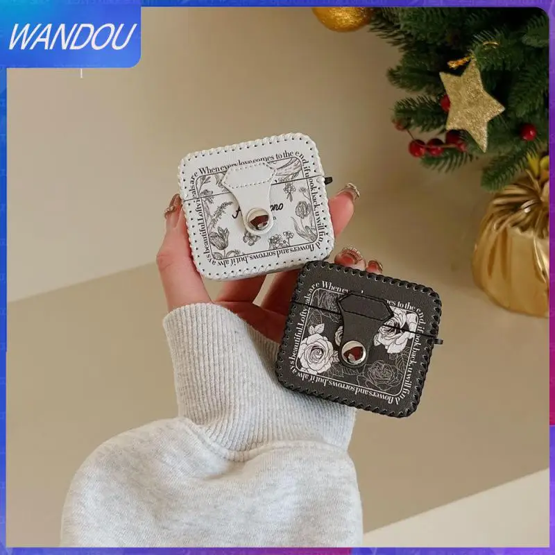 

Art Protective Case Snaps Soft Shell Soft Cartoon Relieve Impact Sticker Earphone Earphone Cover Anti-fall