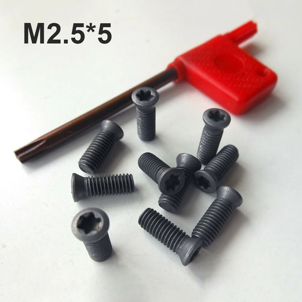 

Professional Inserts Spare Torx With Wrench Accessories Parts Replacement Screw Screwdriver Carbide Lathe Tool