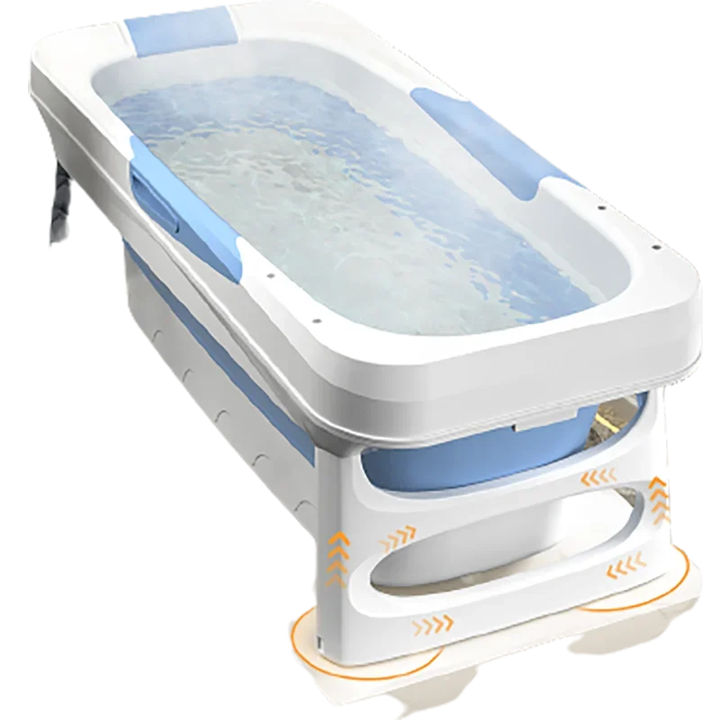 Пластиковая большая Складная портативная ванна для взрослых Voetenbad