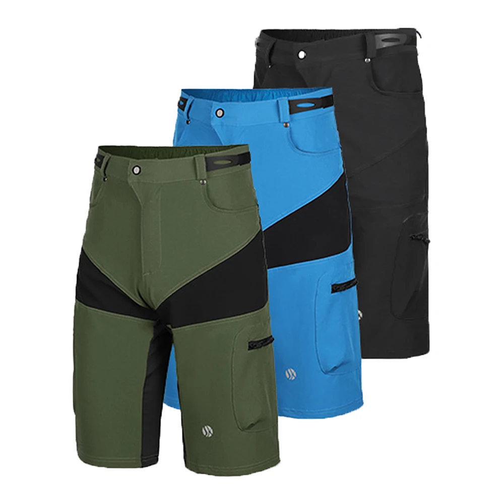 Men's Cycling Shorts Mountain Bike Outdoor Sports Downhill Loose Fit Quick-Dry Breathable Enduro MTB