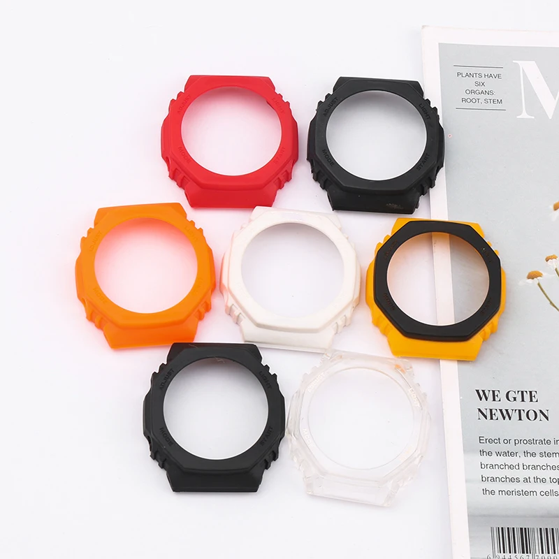 Resin strap case for Casio G-Shock GA2100 2110 Sports Waterproof silicone rubber watch strap accessories watch band