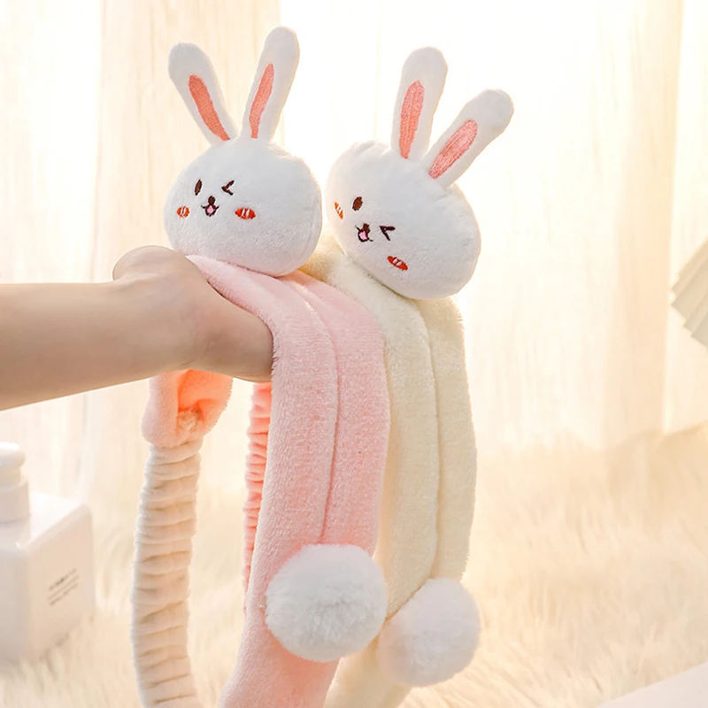 

Повязка для волос с милыми животными для женщин и девочек, тюрбан для мытья лица и макияжа, простой однотонный эластичный бандаж для волос, м...