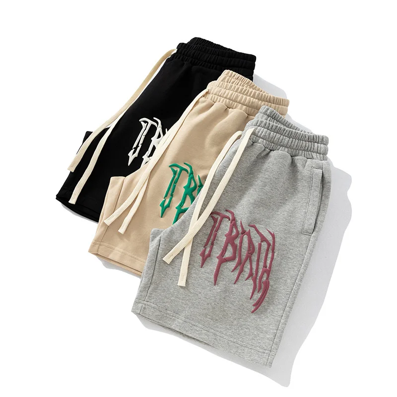 Chaopai Basic Blue Ball Pants Men's Summer Leisure Sports Shorts Summer American Capris Unisex Shorts