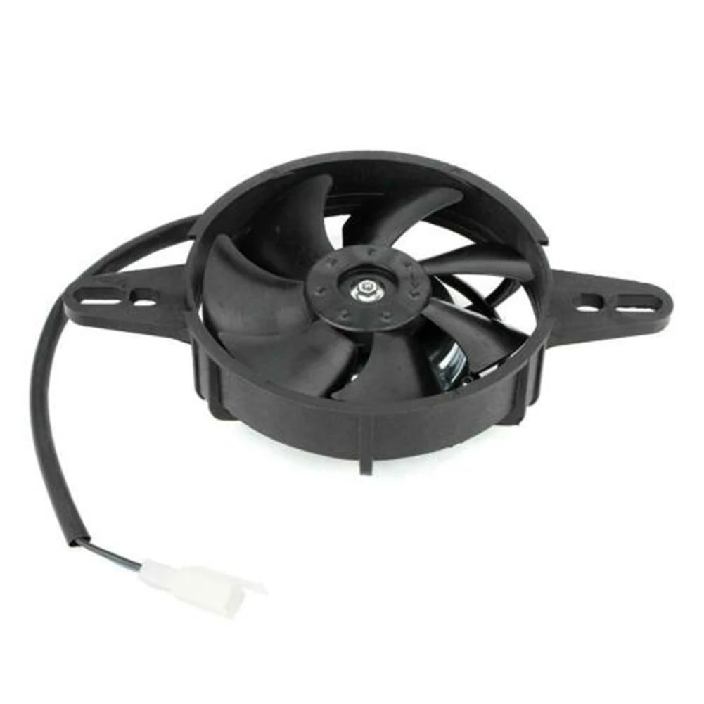 

Cooling Fan Motorcycle Car Accessories 12V 35W ABS Easy To Use Good Heat Dissipation Effect Radiator Dirt Bikes