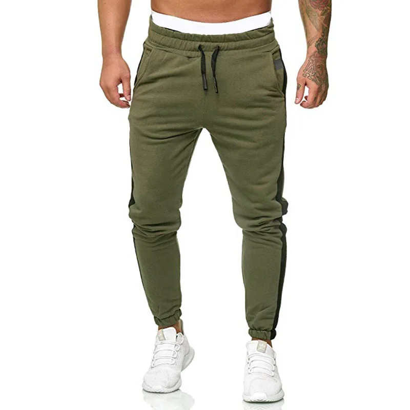 

Joggers Men Slim Sweatpants Solid Color Joggers Pants Men Streetrwear Sports Stretchy Trousers Mens Casual Harem Pants Clothing