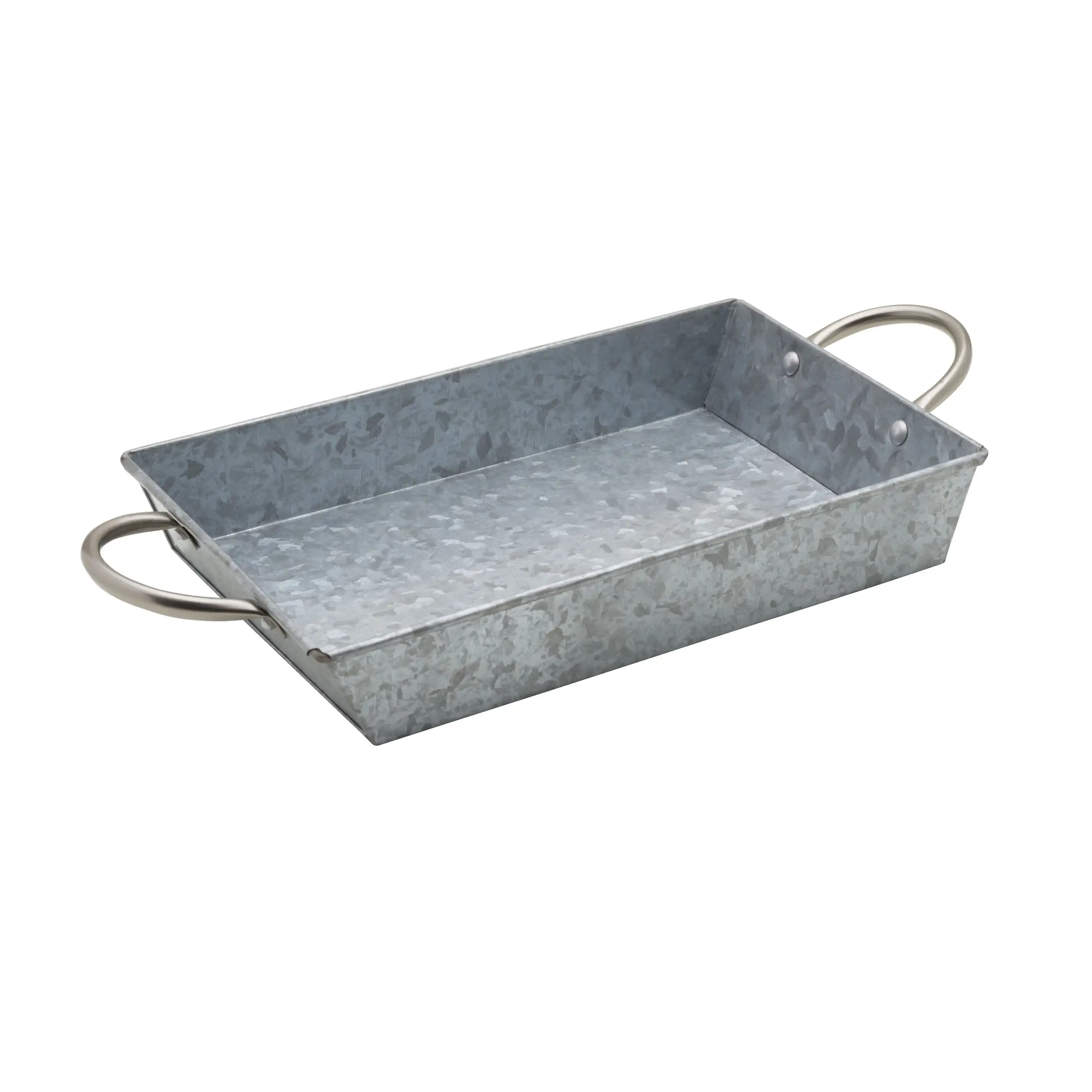 

Living Galvanized Rectangle Tray 13.5-inch