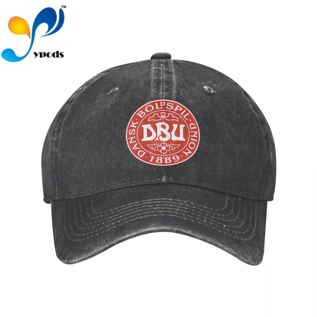 

Denmark Football Team Logo Denim Baseball cap Snapback Hats Autumn Summer Hat for Men Women Caps Casquette hats