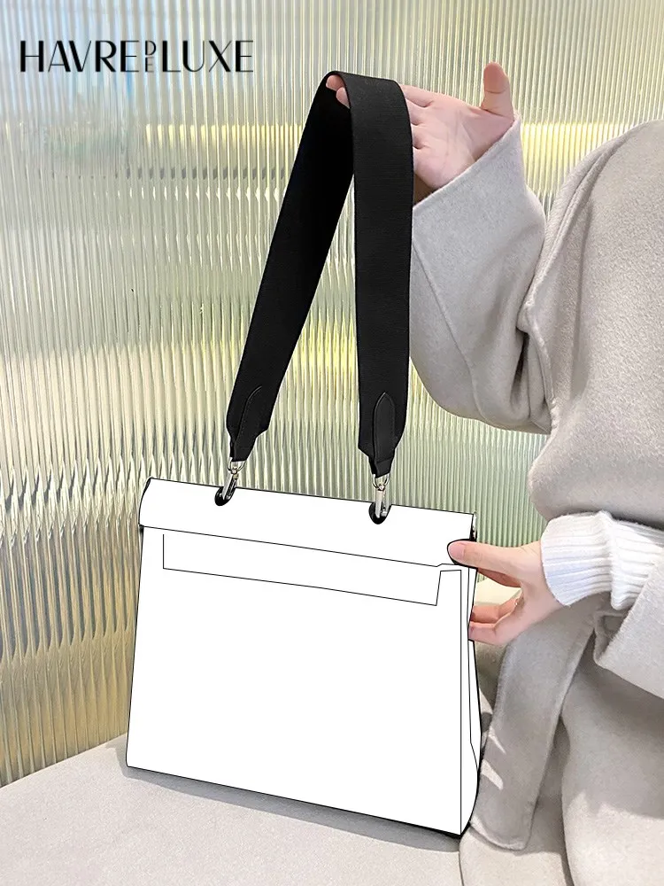 Herbag Wide Shoulder Strap Transformation Diy Replacement Crossbody Armpit Canvas Short Strap Single Buy Hardware Accessories