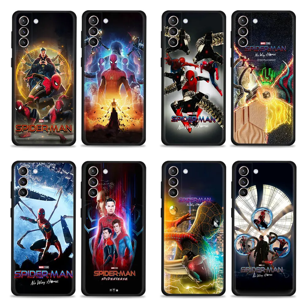 

Phone Case for Samsung Galaxy S20 S21 FE S22 Ultra S10 S9 S8 Plus S10e 5G Note 20 10 Silicon Cover Marvel Spiderman Peter Parker