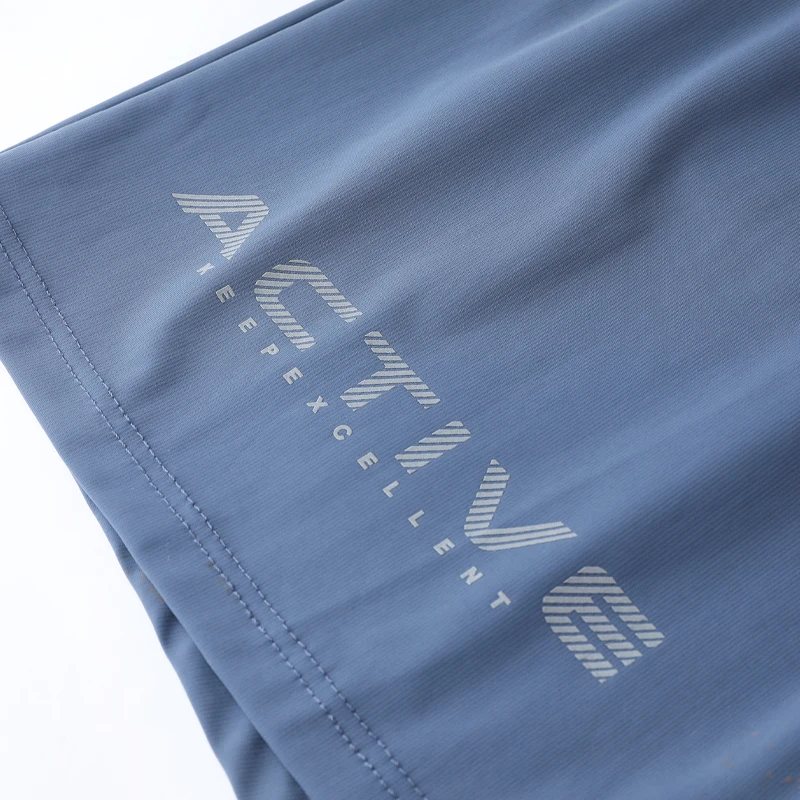 Shorts Men Prints Active  Zip Pocket Workout Shorts Quick Dry Casual Beach Brand Shorts Summer Running Sports Shorts