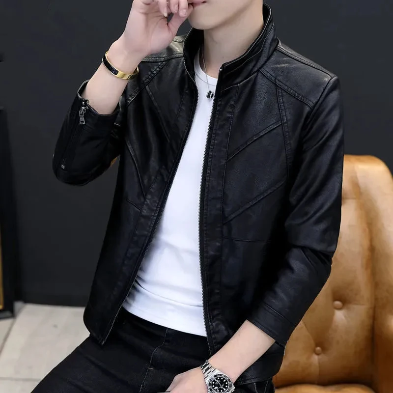 

SHABIQI 2022 autumn Quality Leather Jacket Men New arrive brand motorcycle leather jacket man leather coats