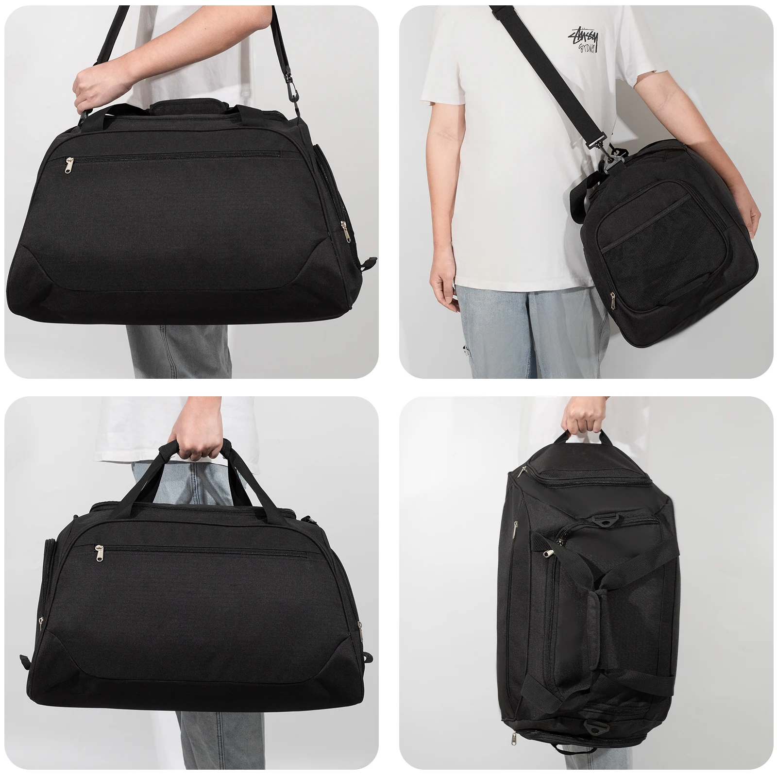 IFARADAY Men Sports Duffle Bag with Shoe Compartment 21 Inch Gym Bags for For Fitness Training Outdoor Women Yoga Training Bag