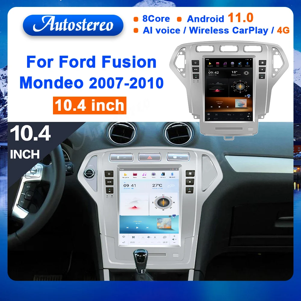 

Android Qualcomm GPS Navigation For Ford Fusion Mondeo 2007-2010 Radio HeadUnit Multimedia DVD Player Autostereo Recorder Screen