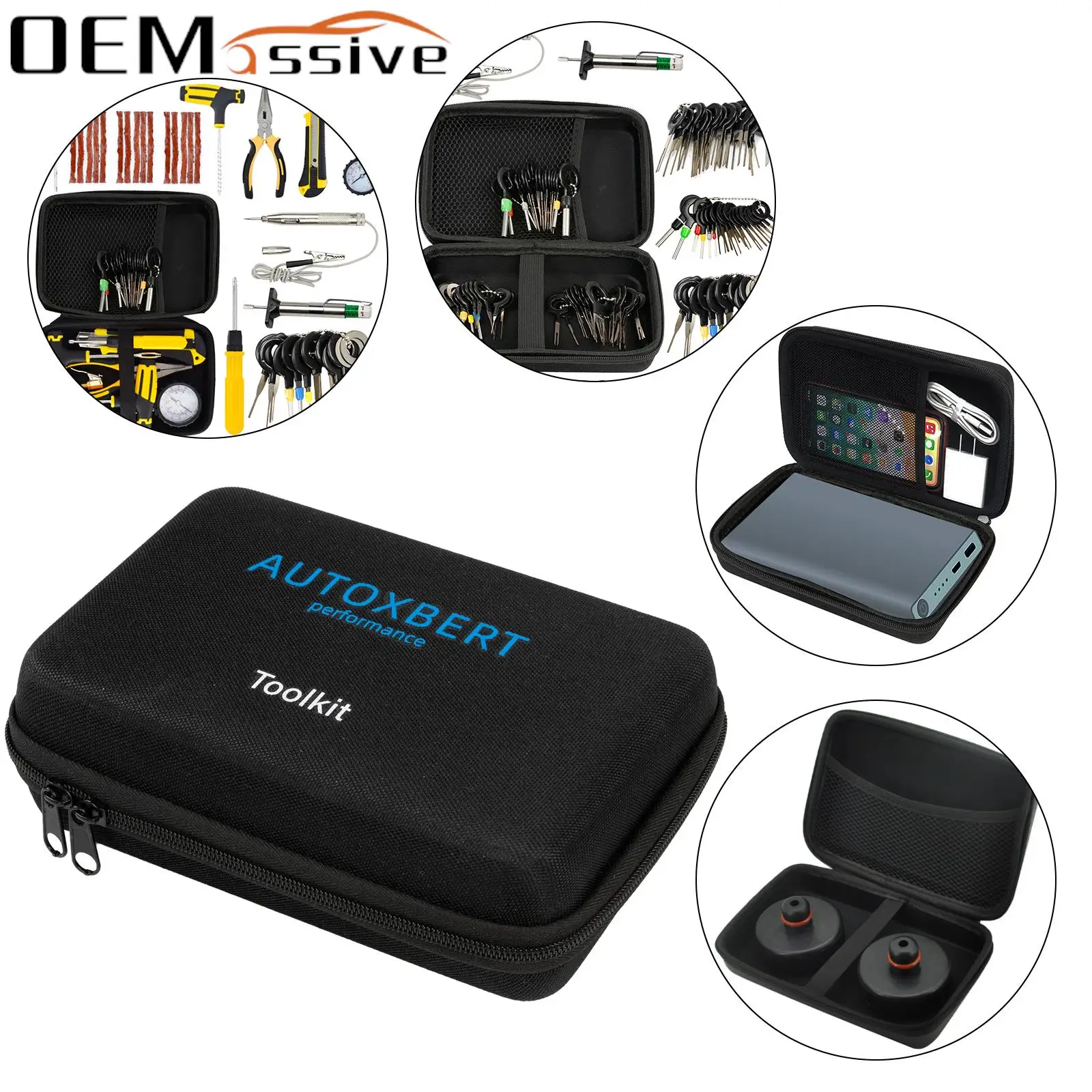 

Многофункциональная коробка для хранения, органайзер, автомобильный адаптер Jack Pad, набор для ремонта проколов шин, семейный гараж для Tesla 3 Y