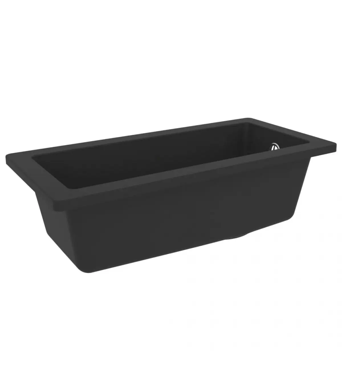 Black granite overflow kitchen sink | Обустройство дома