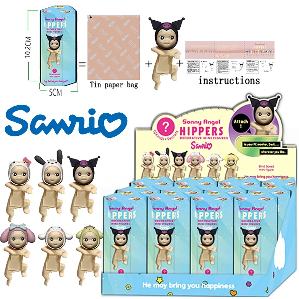 Sanrio Sonny Angel слепая коробка Hello Kitty Melody Kuromi мультфильм коллекция мини-фигурки