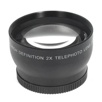 high definition telephoto lens 52mm 2 0x opitical glass macro lens for d5100 d3100 d90 d60 cameras close up shooting