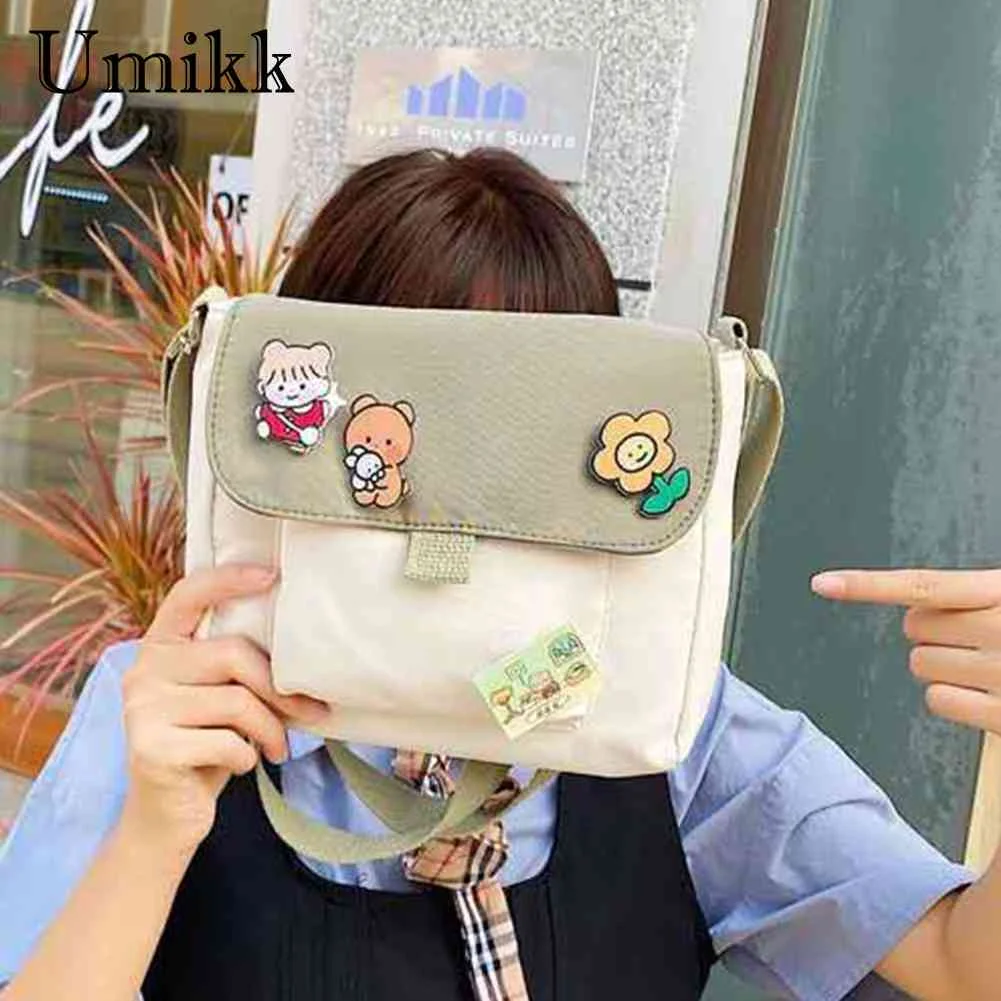 

Милая холщовая маленькая сумка, Женская Повседневная сумка через плечо, вместительные кошельки, сумка-мессенджер для девочек-подростков, с...