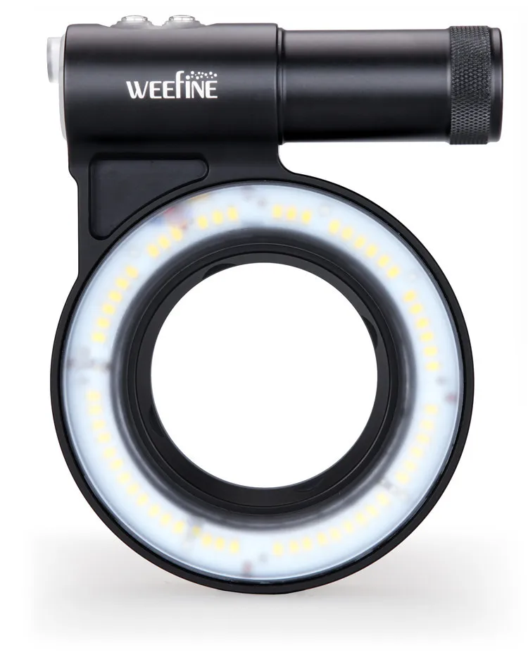 

Кольцевой светильник WEEFINE WF058 3000 с режимом вспышки (резьба M67), сфокусированный источник светильник для макросъемки с любой камерой