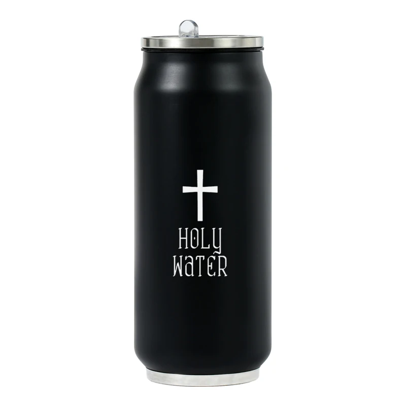 500 мл термос из нержавеющей стали 304, вакуумная чашка с логотипом, портативная двухслойная соломенная чашка, бутылка для воды, кружка