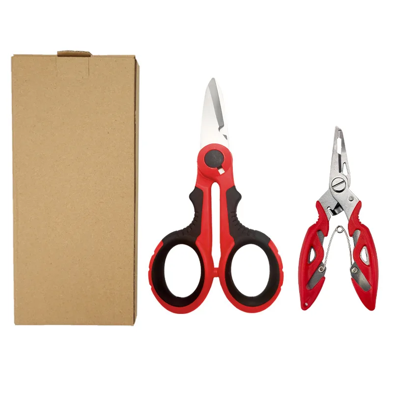 New High Carbon Steel Scissors Household Shears Tools Electrician Scissors Stripping Wire Cut Tools For Fabrics Paper And Cable