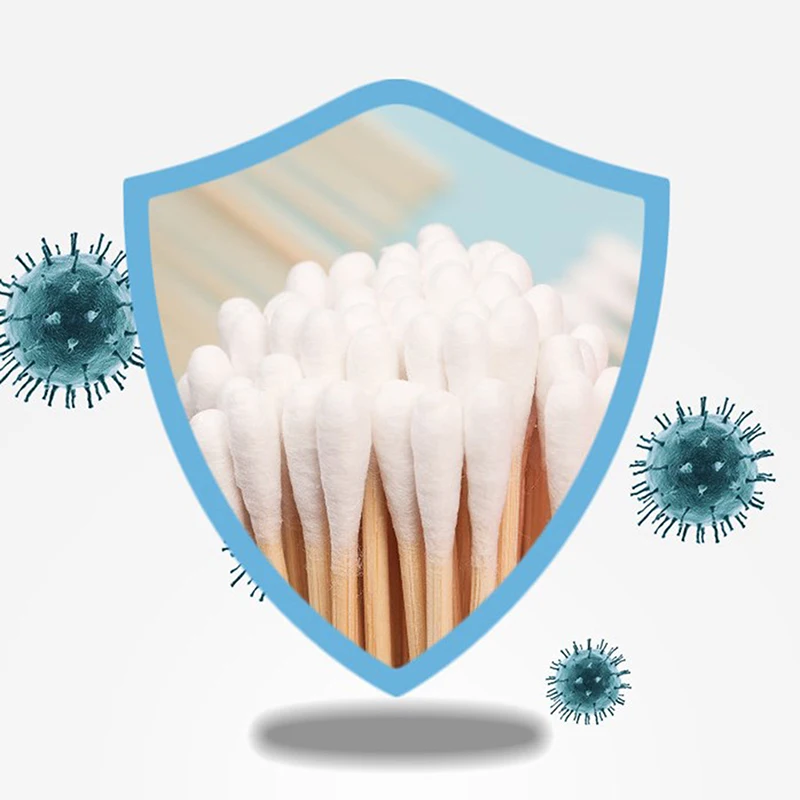 Одноразовые длинные ватные палочки медицинского класса для медицинской