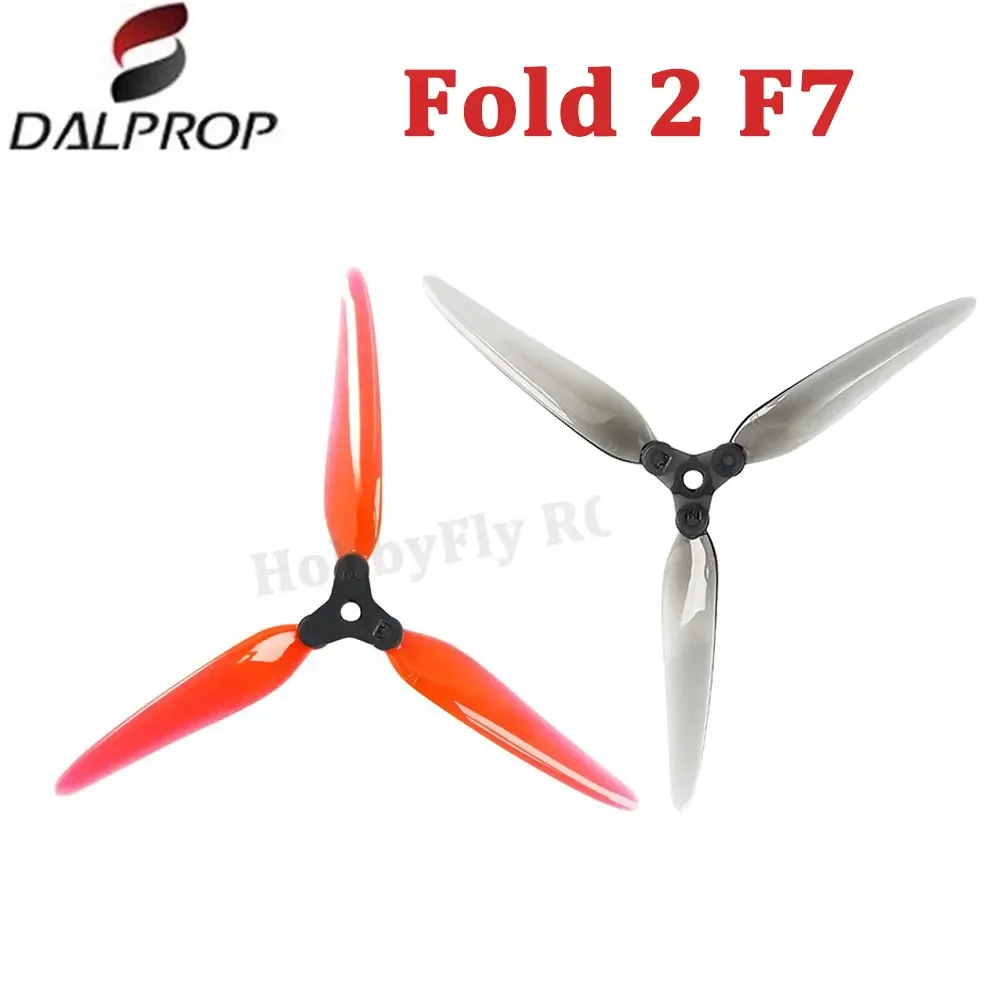 4 пары DALPROP Fold 2 F7 7051 7X5.1X3 3-лопастной складной пропеллер для ПК FPV фристайл