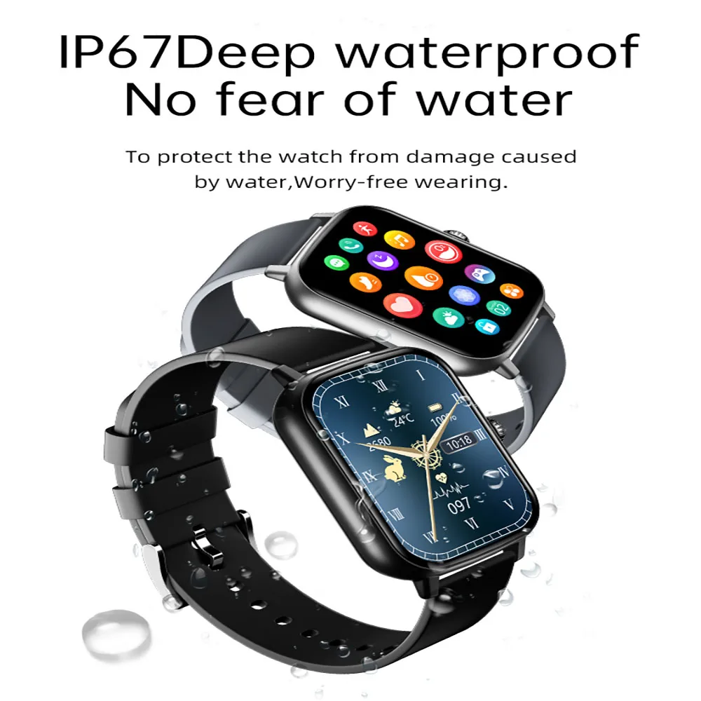 

Smart Watch WS-7 Men Blood Pressure Waterproof Smartwatch Women Heart Rate Monitor Fitness Tracker Watch Sport For Android IOS