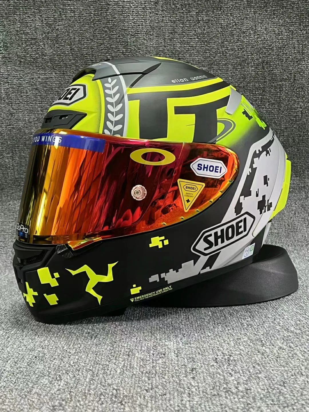

New Motorcycle Helmet Shoeix14 Isle Of Man Tt X-sprit 3 Green Motocross Racing Motobike Riding Helmet Casco De Motocicleta D