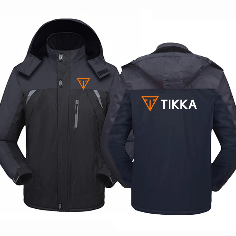 

Мужская ветрозащитная куртка с капюшоном Tikka By Sako Finland fire Logo