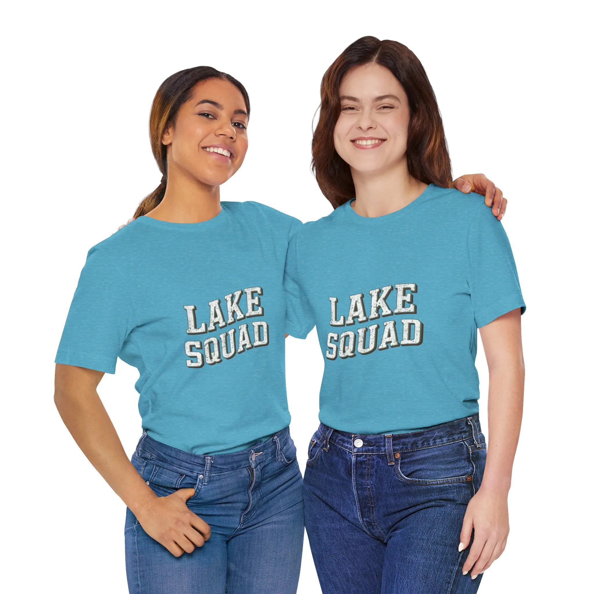Футболка Lake Squad Life Crew Summer Vibes Matching Group Lakeside Adventures Режим отпуска Boater
