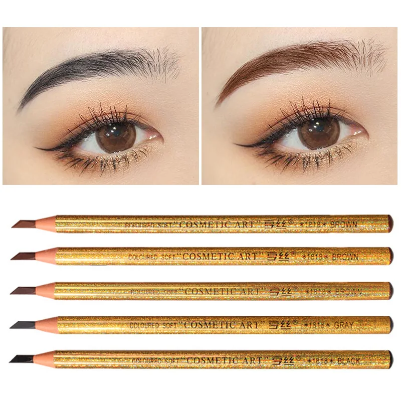 

Women Pull Wire Eyebrow Pen Brow Tint Long-Lasting Waterproof Eyebrow Pencil Natural Easy Wear Eyeliner Pen Eye Makeup Beauty