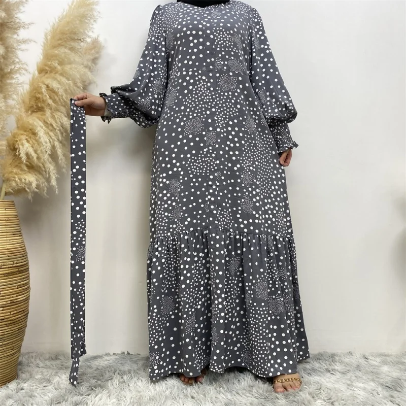 

Spring Muslim Abaya Women Kaftan Khimar Jilbab Prayer Robe Eid Mubarak Ramadan Dress Islamic Kimono Abayas Recreational