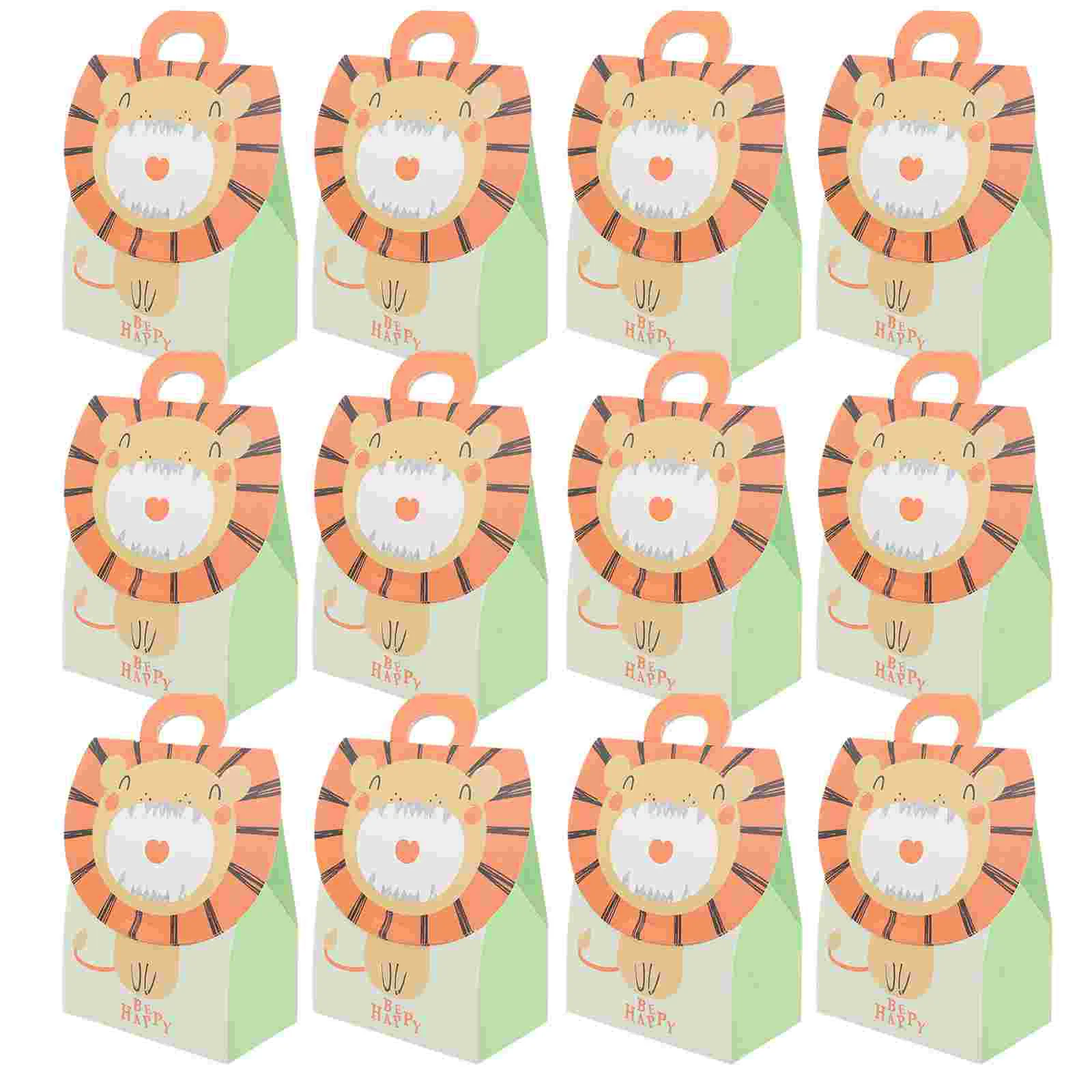 

12pcs Cartoon Gift Bag Party Treat Favors Bag Birthday Theme Party Gift Bag