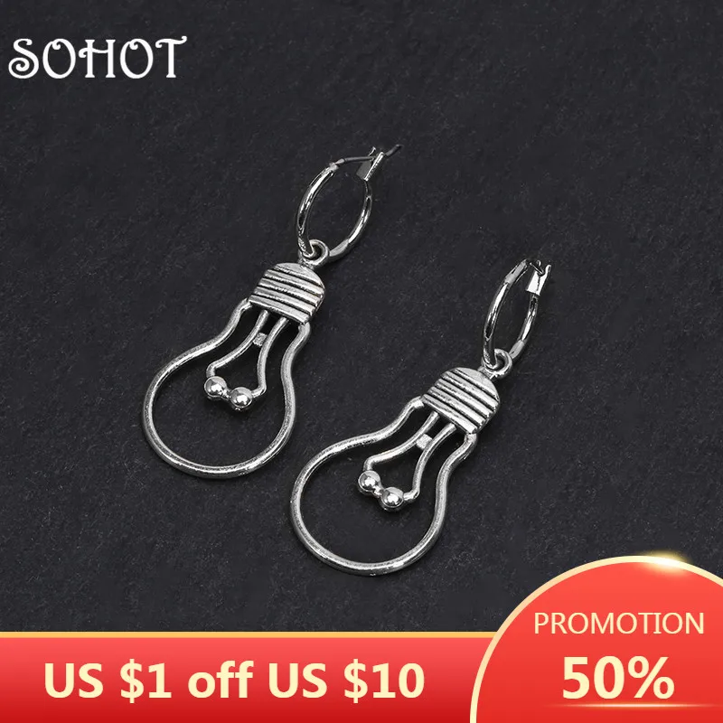 Серьги-кольца SOHOT унисекс в стиле хип-хоп