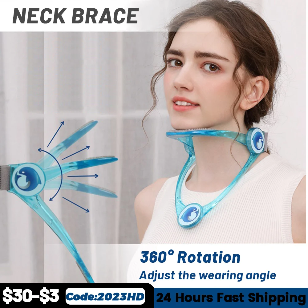 

Lightweight NECK Helper Braces Cervical Traction Repair Neck Guard Corrector Guard Turtle Neck Fixed Supports Cervical Collar