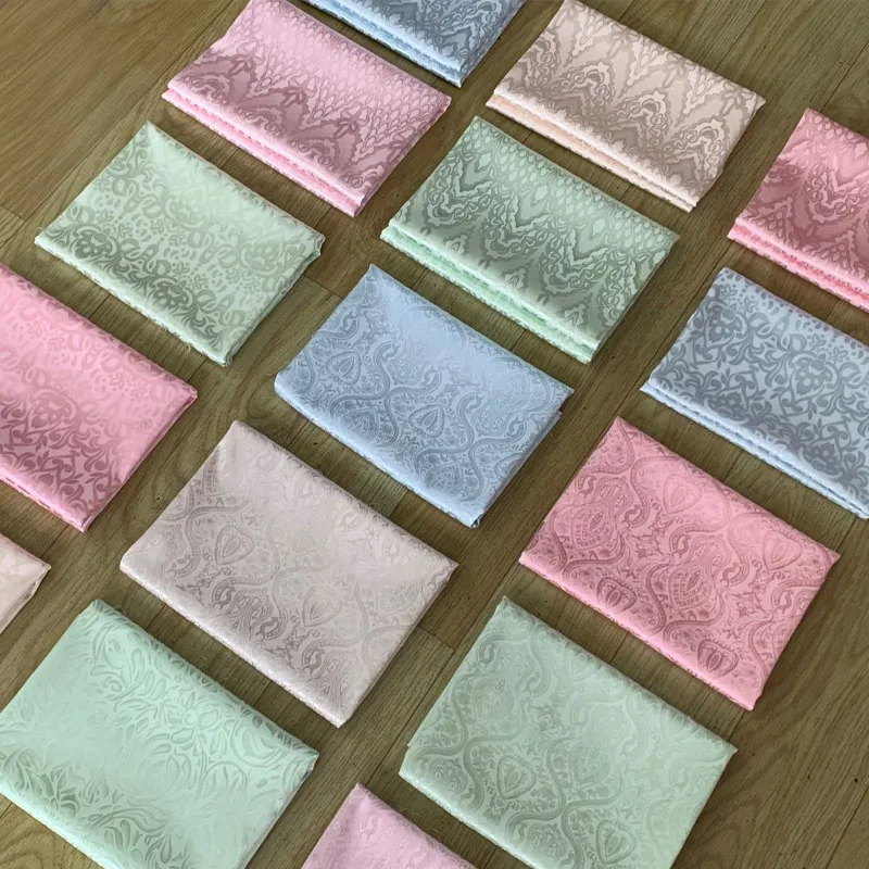 Стрейчевая жаккардовая ткань для шитья одежды Чонсам в стиле ретро простой