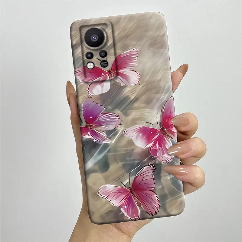 Мягкий чехол для Infinix Hot 11s NFC X6812B модный силиконовый защитный с рисунком Hot11sNFC 11sNFC