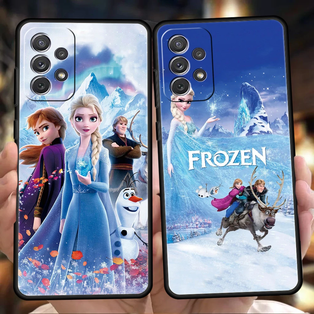 

Elsa Phone Case for Samsung Galaxy A51 A71 A32 A52 M31 M21 M22 5G 2021 Note 10 20 A01 A11 A21S A31 A41 Soft Shell Fundas Coque