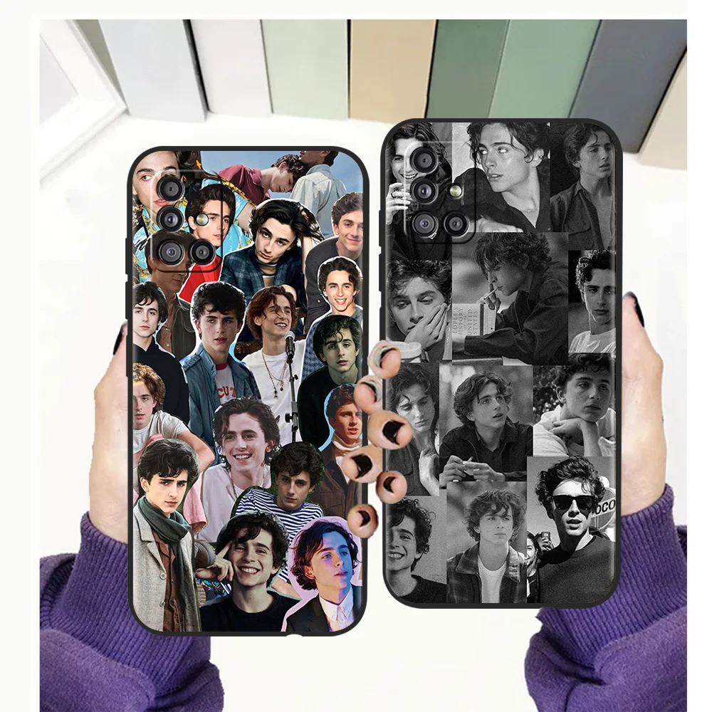

Timothee Chalamet Silicone Case For Samsung Galaxy A32 A52 A13 A22 A72 A51 A71 A41 A11 A31 A21S 5G Luxury Phone Cover Shell TPU