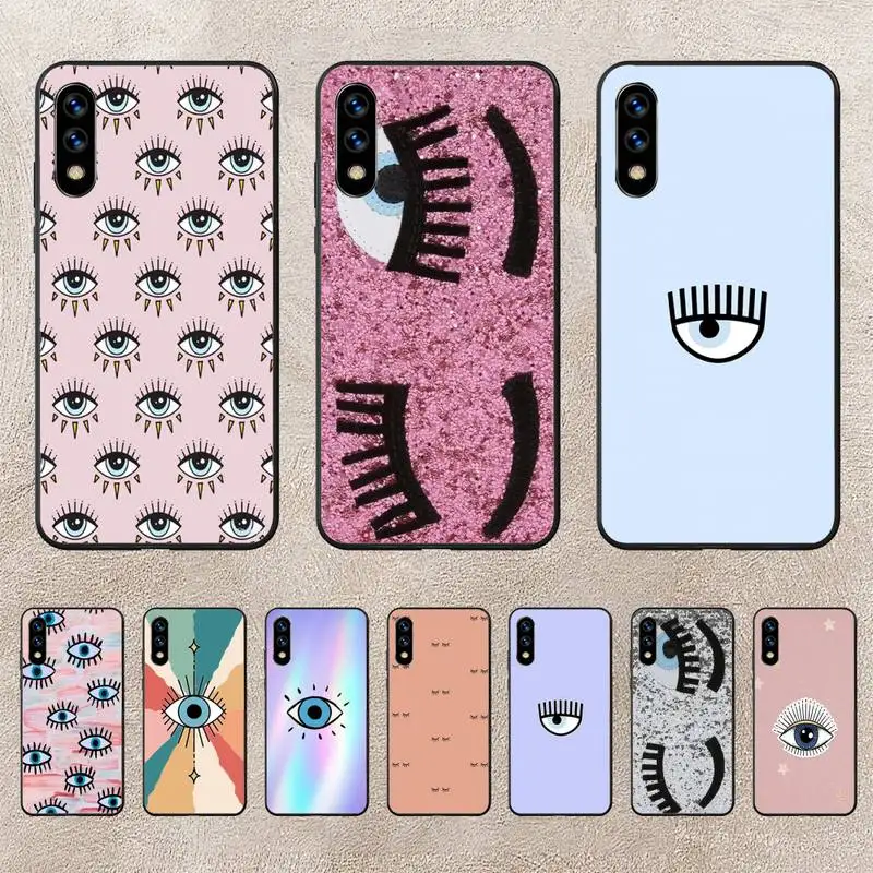 

Hot Ferragnies Eyes Chiara Phone Case For Huawei G7 G8 P7 P8 P9 P10 P20 P30 Lite Mini Pro P Smart Plus Cove Fundas