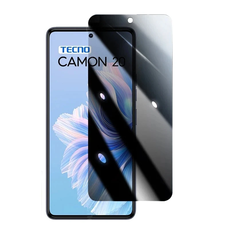 2 шт. закаленное стекло для Tecno Camon 20Pro 20Premier антишпионская Защитная пленка - Цена: 489