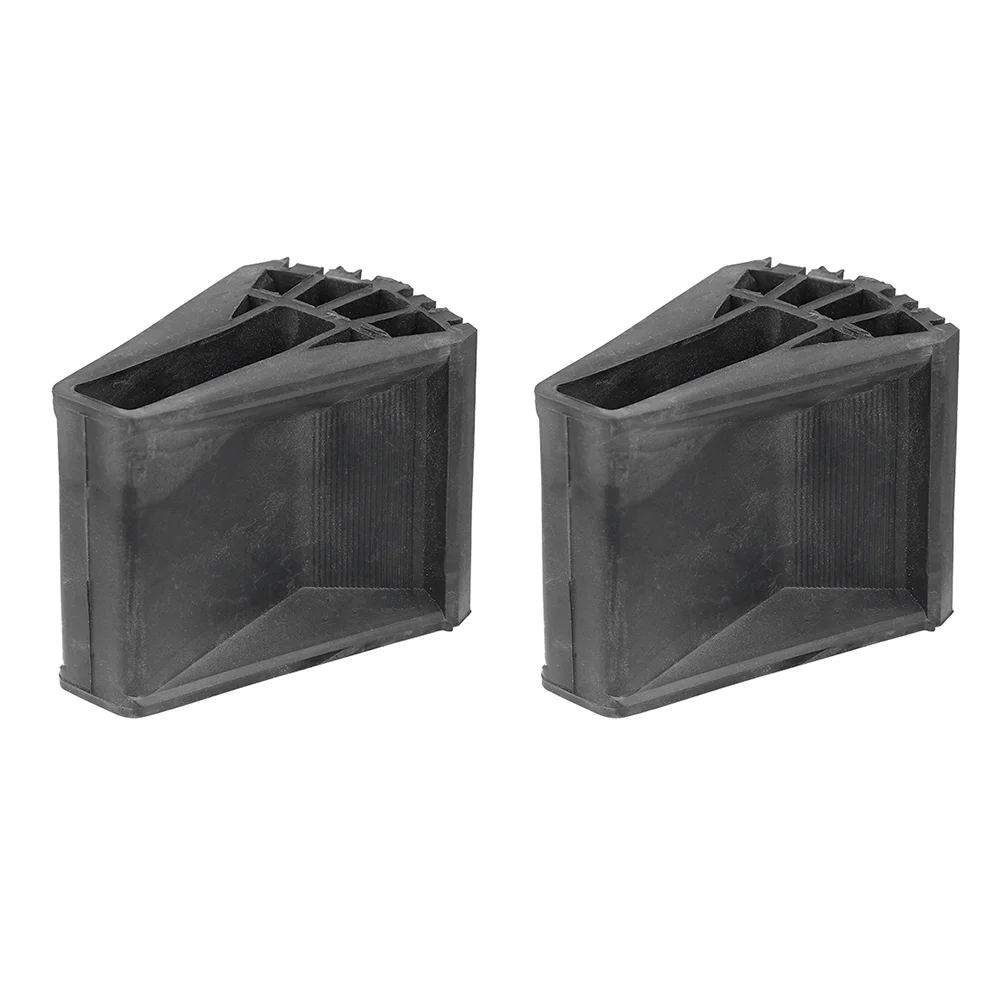 

2 Pcs Folding Ladder Sliding Mat Non-slip Mats Foot Pads Rubber Protective Ladders Feet Cover