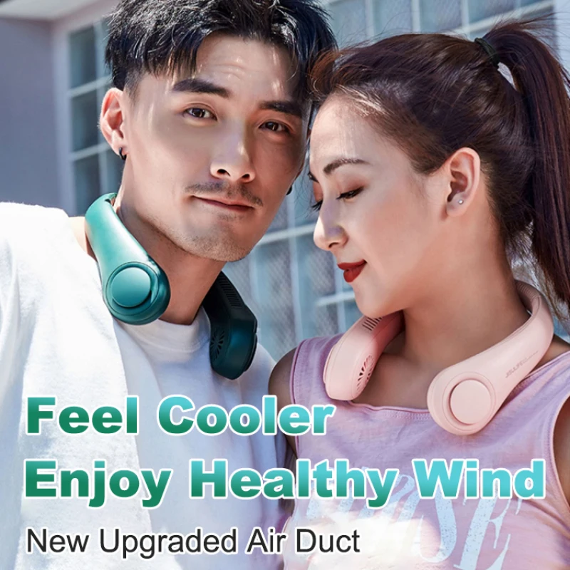 Портативный шейный вентилятор Eelhoe мини-вентилятор для занятий спортом на