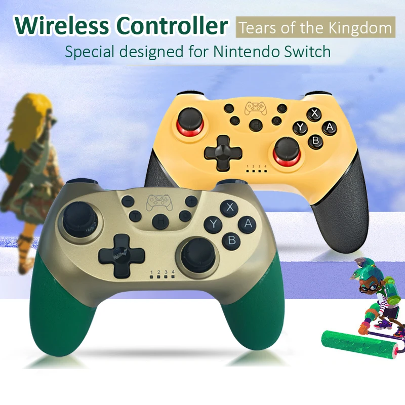 

2023 Wireless Gamepad ZELDA For Nintendo Switch Bluetooth-Compatible Controller Joystick For NS Switch OLED Game Accessories