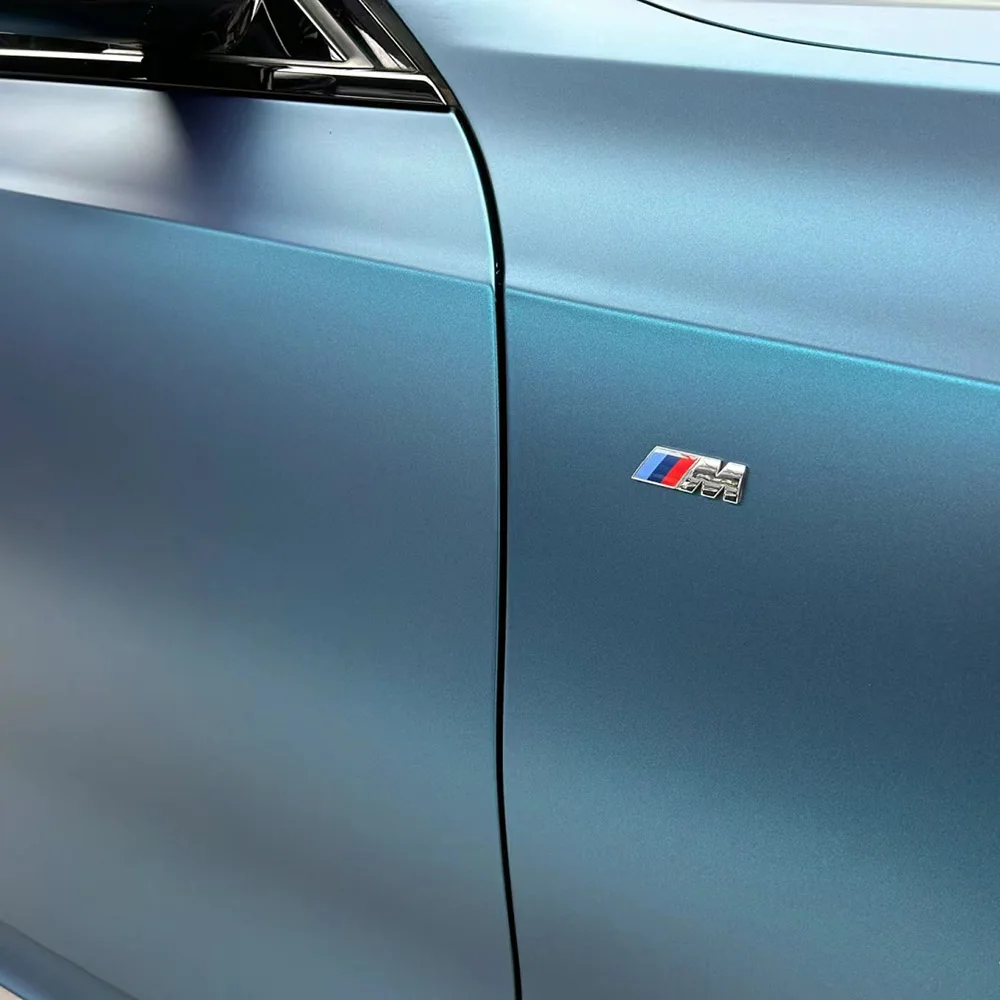 Полуночные синие автомобильные наклейки с эффектом тяжелого металла