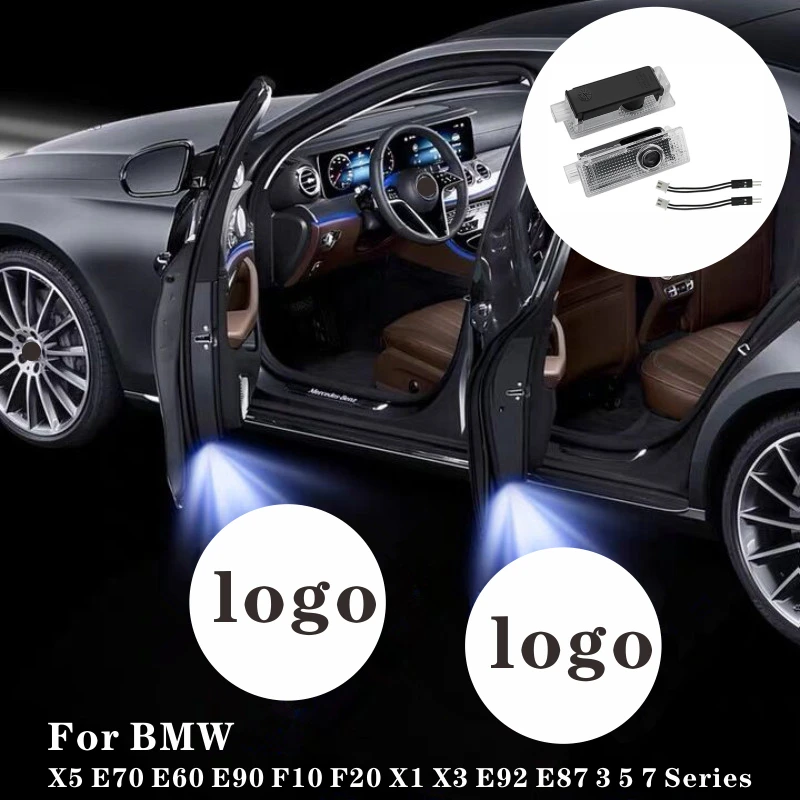 

Led Car Door Logo Light Laser Projector Courtesy Lamp Auto Accessories For BMW X5 E70 E60 E90 F10 F20 X1 X3 E92 E87 3 5 7 Series
