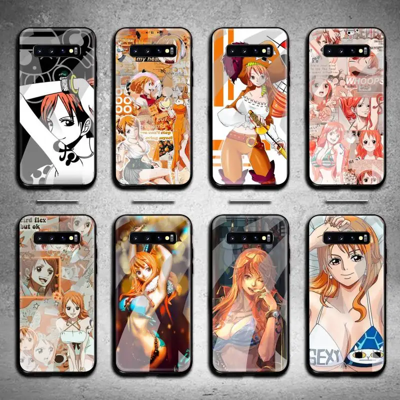 

Nami Phone Case Tempered Glass For Samsung S20 Plus S7 S8 S9 S10 Note 8 9 10 Plus