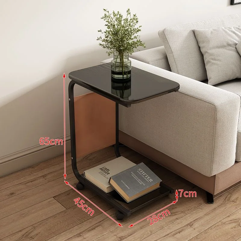 

Nordic Coffee Table Modern Simplicity Sofa Side Table Removable Balcony Metal Table C-Shaped Corner Table Home Furniture
